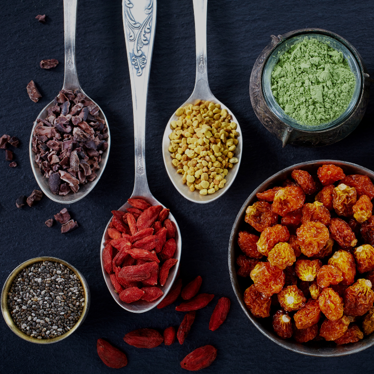 Superalimentos vs alimentos comuns