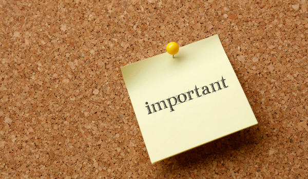 Considerações importantes