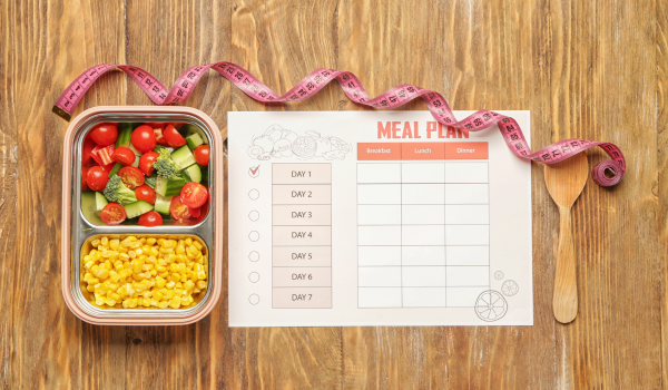Planejamento semanal marmitas
