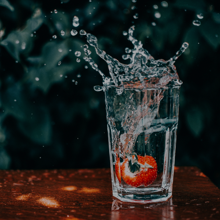 Beber água também é comer bem
