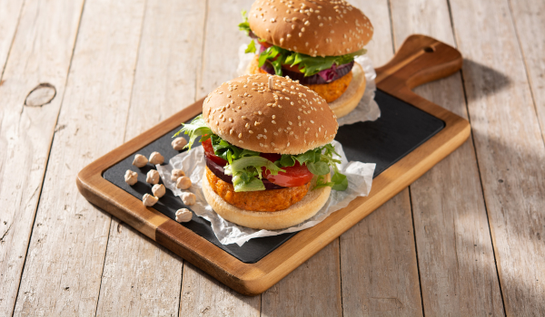 Hamburguer de grão de bico